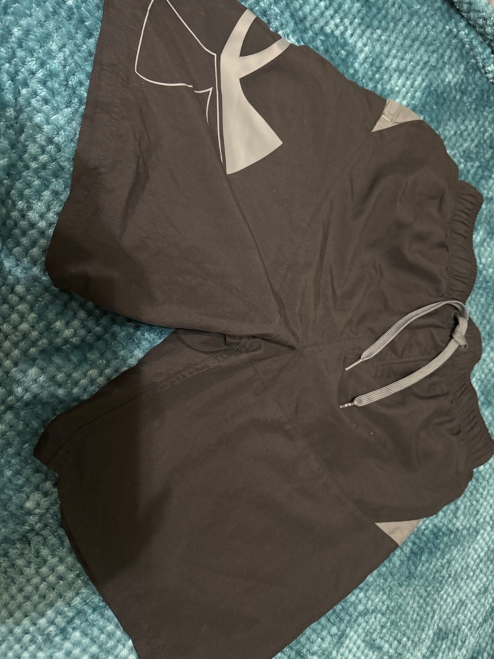 Black under armour swim trunks